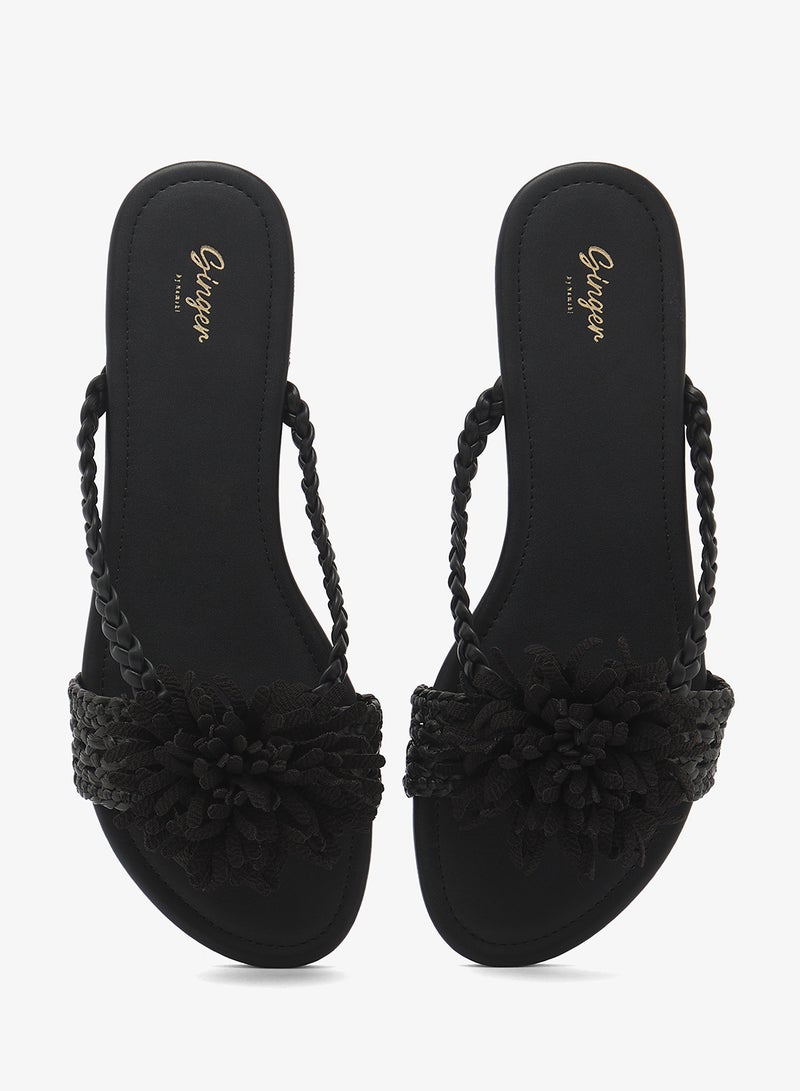 جينجر صنادل مسطحة - Image 4