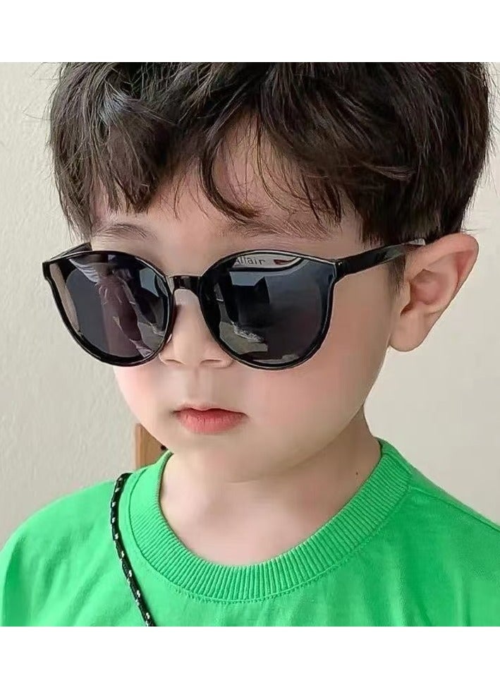 CHU DAI Sunglasses for Kids, UV400 Protection Beach Holiday Sun Glasses for Boys Girls and Children Age 3-12, Black - Image 3