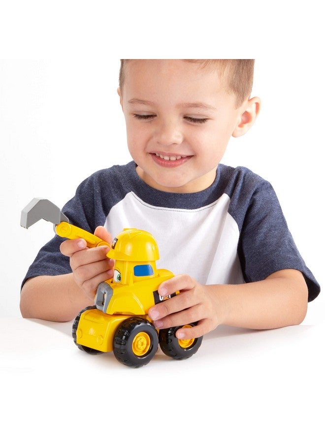 CAT Construction Toys, Junior Crew Construction Pals Excavator EduCATional Preschool Vehicle with Kid Vroom Sounds and Animated Face. for Ages 2+ - Image 4