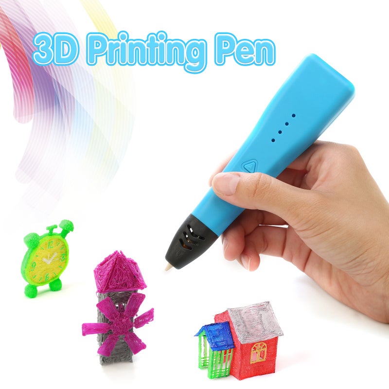 3D Printing Pen Apply with 1.75mm Filament ABS PLA Support Temperature Speed Adjustment Heat Dissipation with LED Light DIY for Teen Children and Adults Christmas Birthday Gift - Image 4