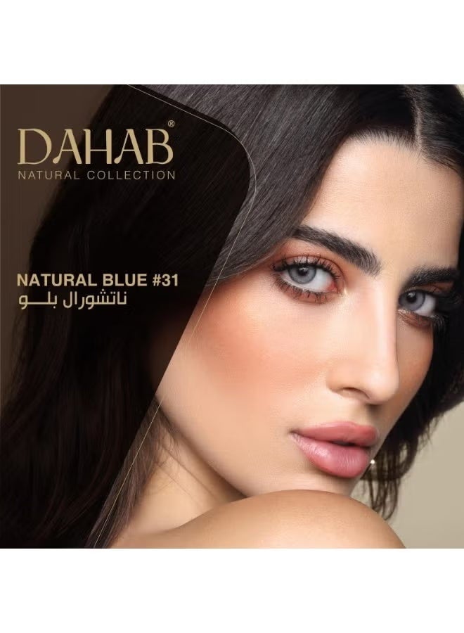 Dahab contact lenses, color (blue) #31, for daily use - Image 1
