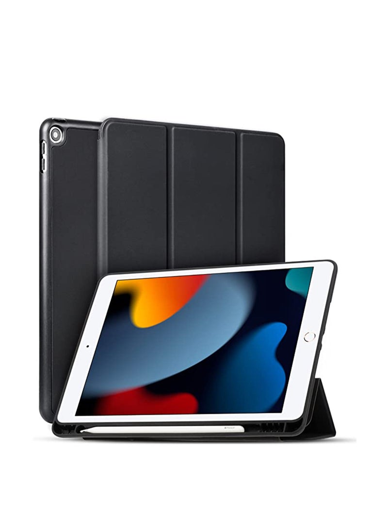 Protect iPad 10.2 Inch Case with iPad Pencil Holder and Auto Sleep/Wake Function Compatible with iPad 7th, 8th, and 9th Generations  - Image 1