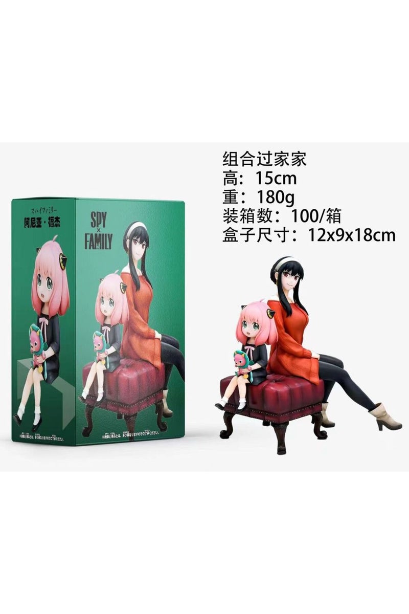 erorex with box High Quality Yor Forger & Anya Forger SPY×FAMILY Pvc Figure Model Toys - Image 3