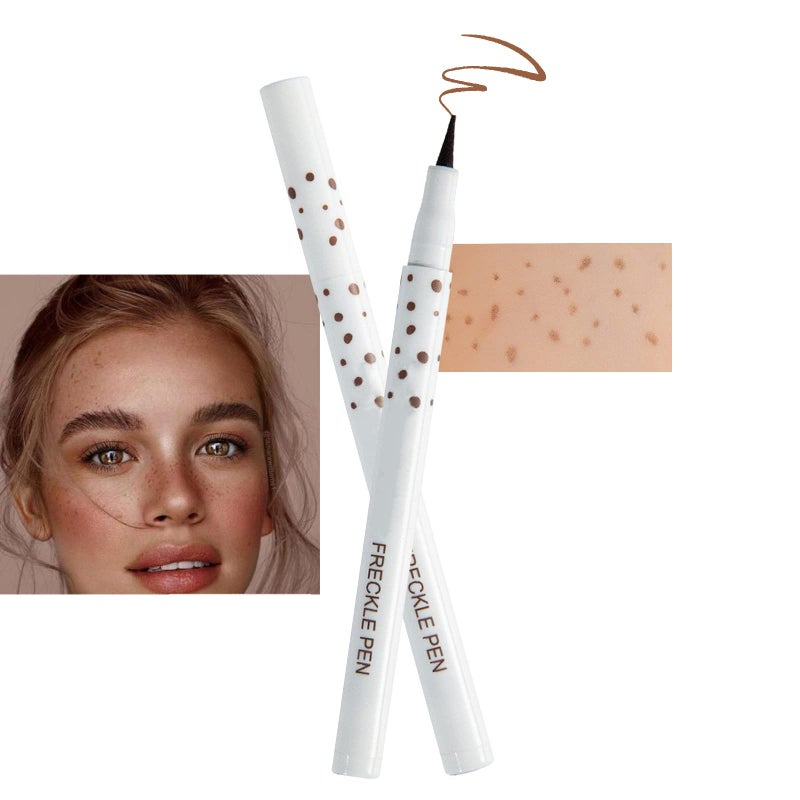 Rosarden Freckle Pen, Freckle Makeup Pen for Face, Waterproof Long Lasting Quick Dry Faux Freckles, Soft Artificial Freckles Makeup Face Decoration, Create Natural Sunkissed Skin (Chestnut) - Image 1