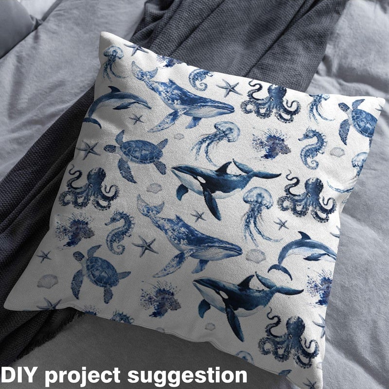 Cost saving user oriented build Marine Animals Fabric by The Yard Watercolor Dolphin Sea Turtles Fish Indoor Outdoor Fabric Cartoon Underwater World Soft Flannel Polyester No Stretch Fabrics Sewing Lovers Blue 2 Yards 72"x59" Varied size selections Low maintenance Fast & slow shipment compatible Trusted all-purpose quality Cross-material combo compatible Indoor outdoor all-purpose fit Diverse purchase options Air & land transit compatible All consumer tier purchase options Easy transit optimized build Various fittings Different assemble options Durability boost selected material Trendy versatile build Longevity optimized build Multiple options Efficiency boosted construction Affordable trusted craftsmanship Classic practical design Protective coating Non sticky surface Advanced compact design Affordable purchase options Flexible trendy construction - Image 3