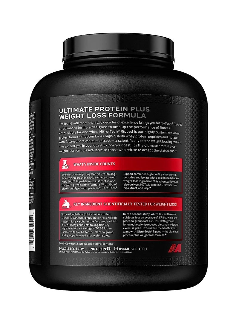 MT Nitro tech Ripped 4lb French Vanilla Bean - Image 2