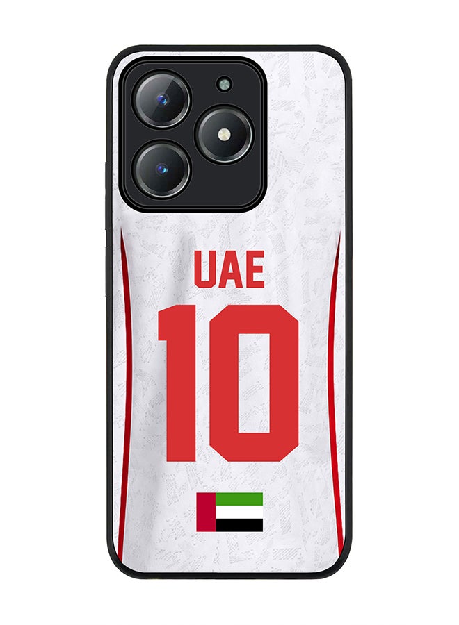 Stylizedd For Realme C63 / Realme C61 4G Case,Slim fit Camera Protection, Shockproof Thin Phone cover  - Football Team UAE World Cup 2026 - Image 1