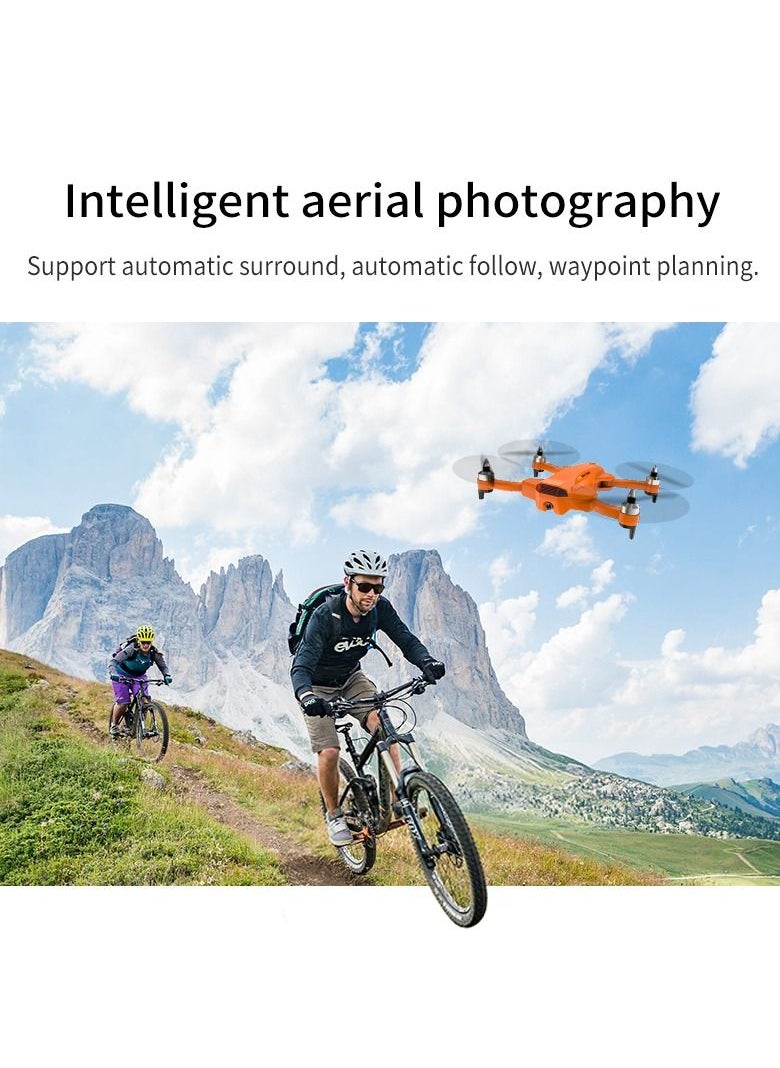 GULFLINK - Ultralight Foldable Drone With 4K Camera Orange - Image 1