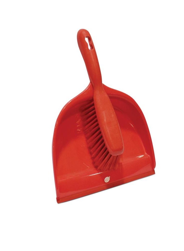 AKC | Dustpan & Brush Set | Red