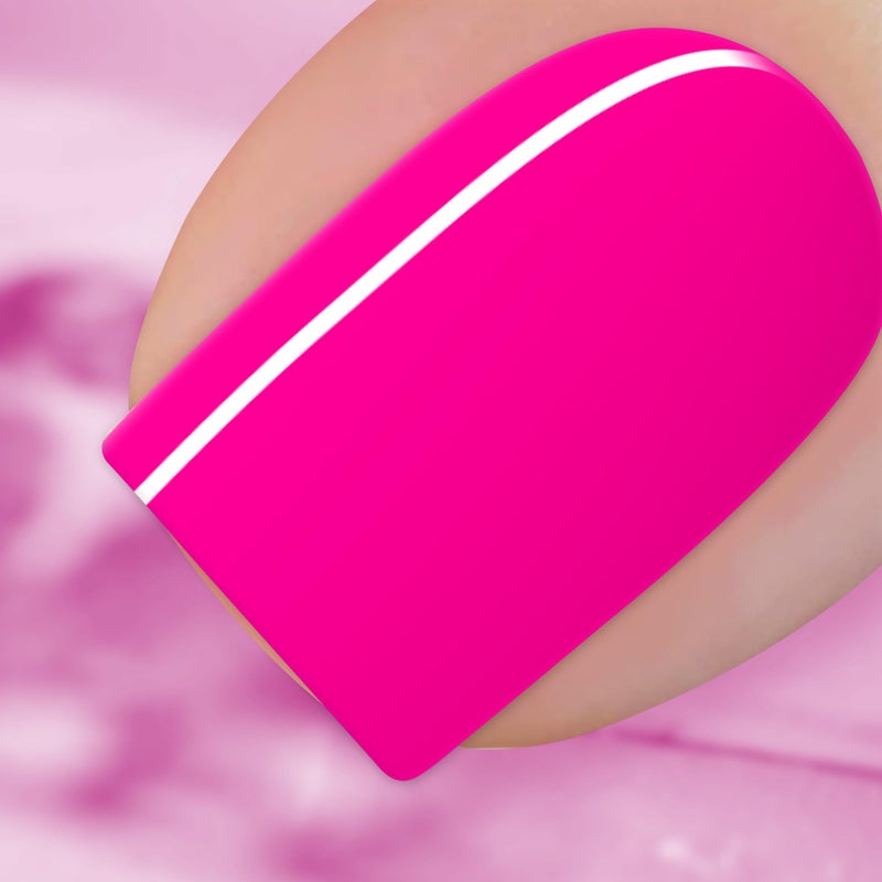 BURANO Gel Nail Polish, Gel Gel Polish 15ml Gel Colors Gel Neon Gel Soak Off UV Led Nail Lamp Gel Polish 1 Bottle 0.5 Oz Nail Art DIY Home Hot Color Nails (Hot Pink 692) - Image 1