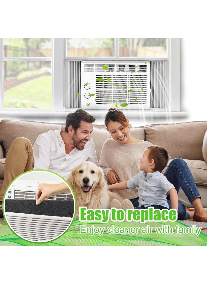 MADHOLLY - MADHOLLY 15.7" x 59" Extra Large Cuttable Air Conditioner Filters - Cut to Fit Carbon Pad Air Purifier Filters, Washable Reusable Foam Pad Pre Filter Roll for Air Filters AC Window Unit Charcoal Sheet - Image 1