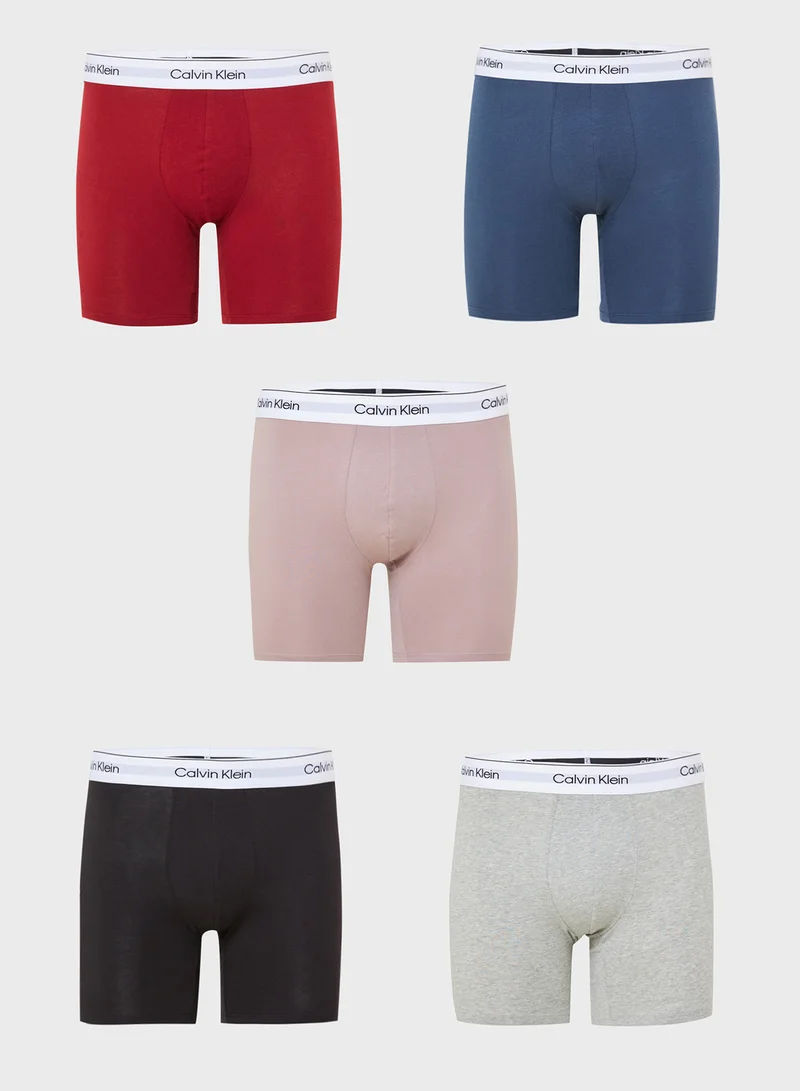 كالفن كلاين 5 Pack Logo Trunks