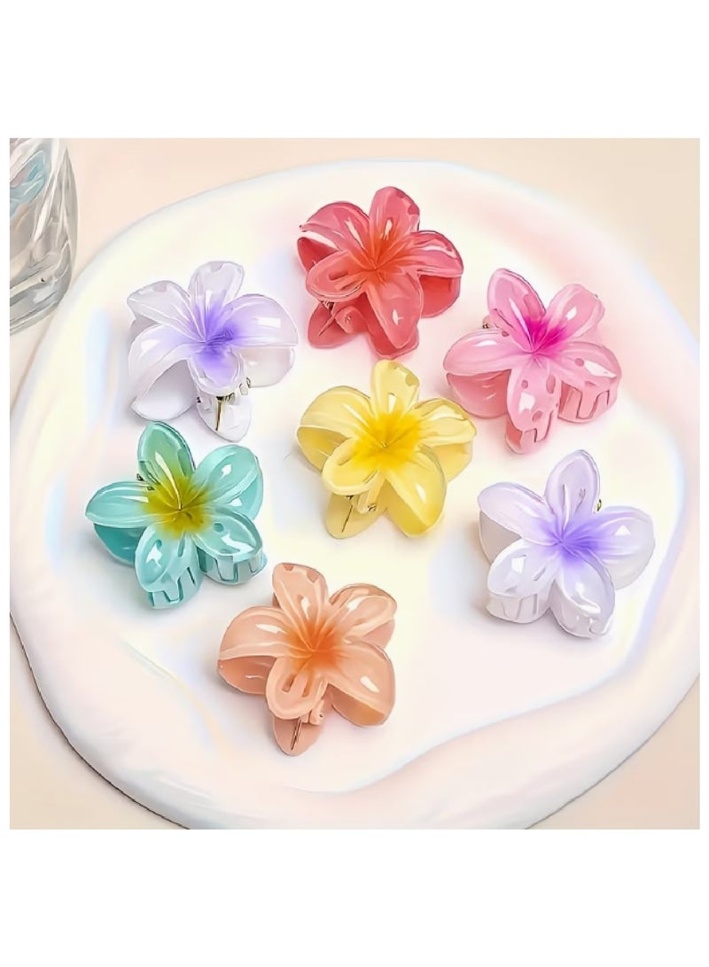 MOBM 30PCS Mini Flower Hair Claw Clips Set – Colorful Floral Hair Clips for Women & Girls, Small Hair Accessories for Daily Styling - Image 3