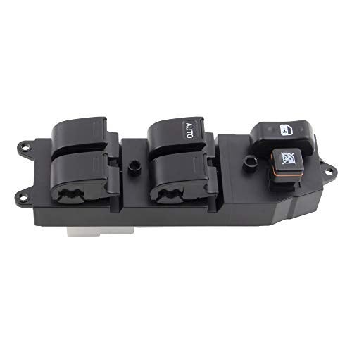 Boxi مفتاح نافذة الطاقة الرئيسي الجانبي الأيسر للسائق يناسب تويوتا أفالون 1998 1999 / كامري 1997 1998 1999 2000 2001 / كورولا 1998 1999 2000-2002 | رقم OE# 84820-60090 84820-AA011 - Image 2