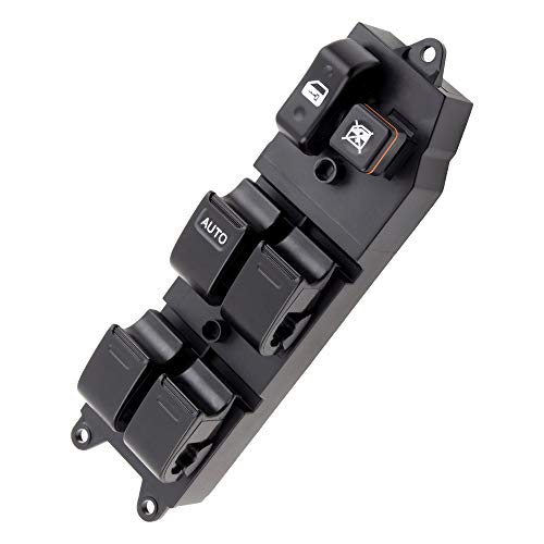 Boxi مفتاح نافذة الطاقة الرئيسي الجانبي الأيسر للسائق يناسب تويوتا أفالون 1998 1999 / كامري 1997 1998 1999 2000 2001 / كورولا 1998 1999 2000-2002 | رقم OE# 84820-60090 84820-AA011 - Image 3