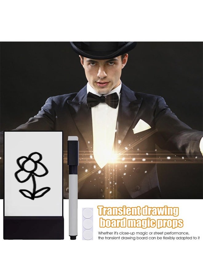 2 Pack Magic Flick Pads, Drawing Board Magic Props, Flick Pad Instantly Change The Picture on Notepad, Magic Tricks Props Drawing Board, Interactive Fun Expressing Flick Pad