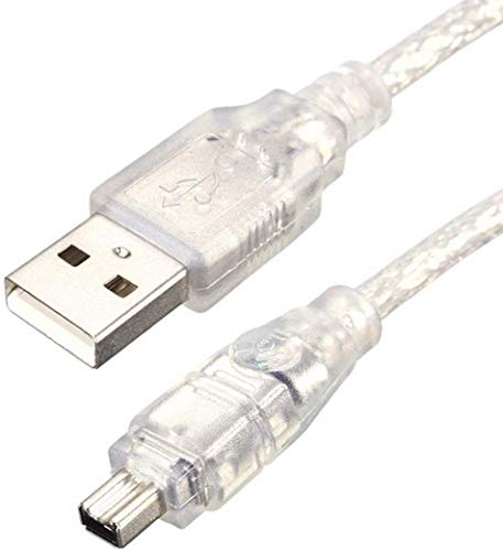 LÓVFEIFAN USB 2.0 Male to IEEE 1394 Mini 4Pin Male iLink Firewire DV Adapter Cord Cable Compatible with Sony DV - Image 2