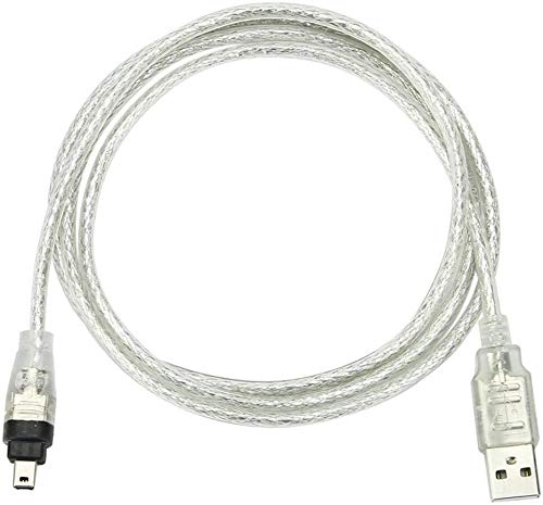 LÓVFEIFAN USB 2.0 Male to IEEE 1394 Mini 4Pin Male iLink Firewire DV Adapter Cord Cable Compatible with Sony DV - Image 3