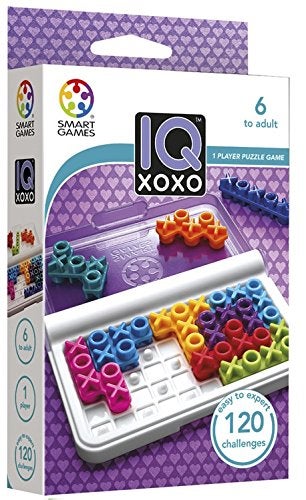 SmartGames لعبة السفر المحمولة SmartGames IQ XOXO مع 120 تحديًا للأعمار من 6 سنوات حتى البالغين - Image 3