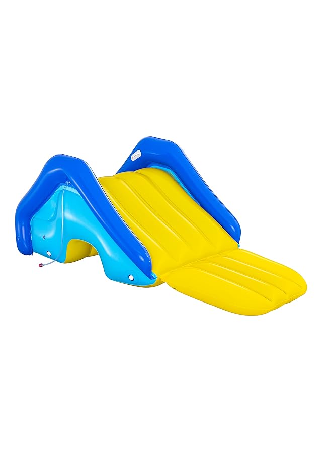 Bestway Inflatable Pool Water Slide | Pool Side Water Slide Built In Sprinkler Ages 3+ 2.47 M X 1.24 M X 1.00 M - Image 4