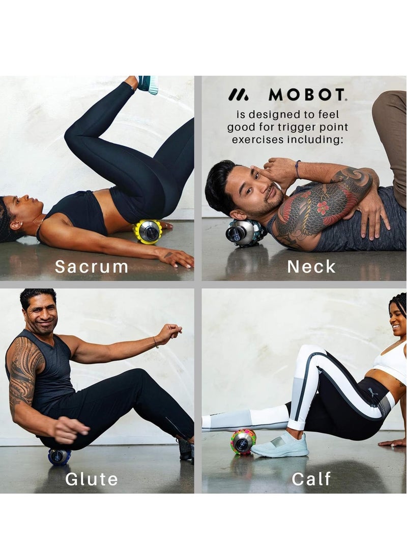 MOBOT Big Bertha Foam Roller Water Bottle - Sky Blue 1.2L - Image 3