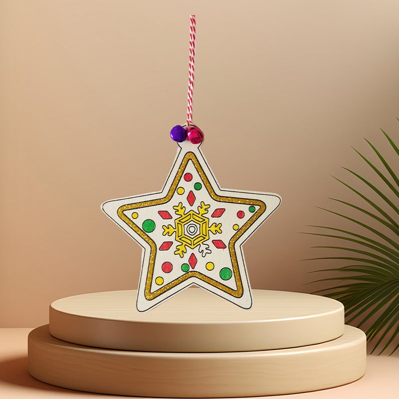 Christmas Easter Halloween Wooden Small Drawing Board Children'S Creative Graffiti Board Hand-Painted Decorations - Image 5