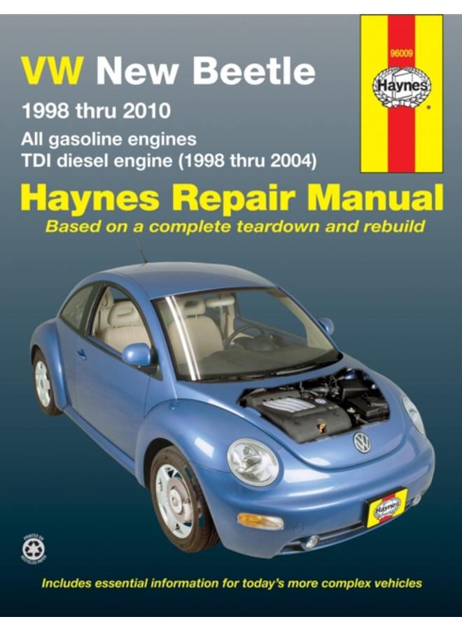 Volkswagen VW New Beetle 1.8 & 2.0L petrol (1998-2010) & 1.9L TDI diesel (1998-2004) Haynes Repair Manual (USA) 