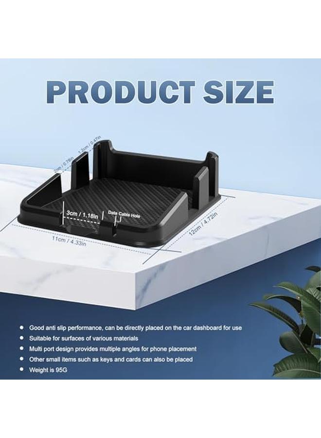إيروريكس وسادة مطاطية مضادة للانزلاق على لوحة عدادات السيارة، حامل هاتف للسيارة، حامل لوحة عدادات السيارة لنظام تحديد المواقع العالمي، وسادة هاتف محمول 4.7 - Image 4