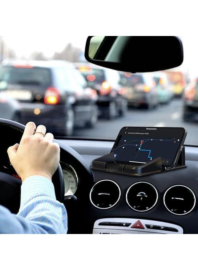 إيروريكس وسادة مطاطية مضادة للانزلاق على لوحة عدادات السيارة، حامل هاتف للسيارة، حامل لوحة عدادات السيارة لنظام تحديد المواقع العالمي، وسادة هاتف محمول 4.7 - Image 2