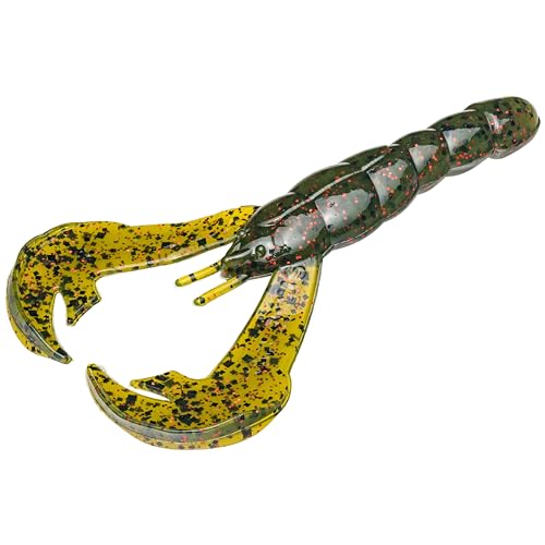 Strike King Rage Craw 4-Inch Fishing Lure, Soft Plastic Grub, Unique Design, Realistic Pincers, Slender Body, 4-Inches, 7-Pack - Image 4