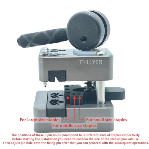 Trallyer Conveyor belt 2 staple fastener installation tool for model RS62 RS125 RS187 MR1S MR2S MR3S staple lacingfull body metal staple fastener tool set TRALLYER - Image 3