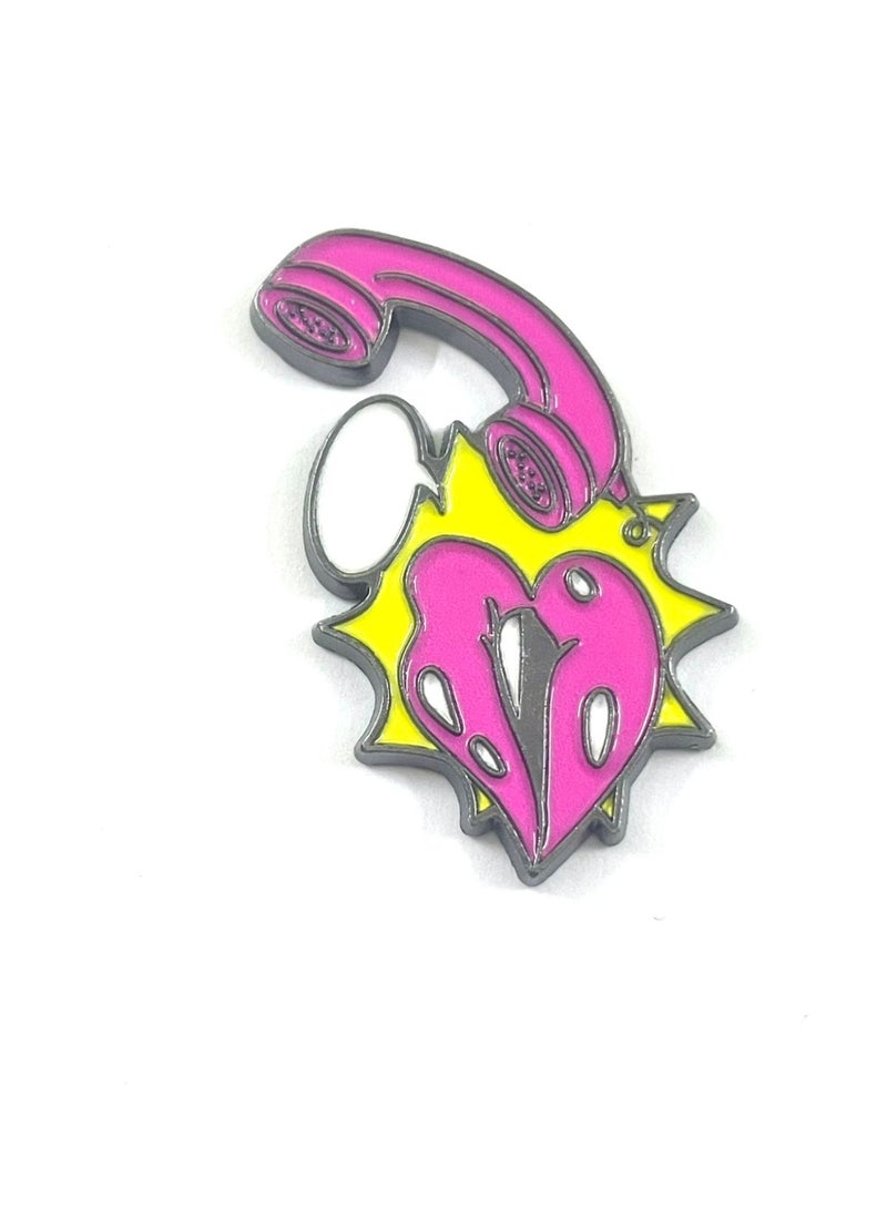 Saudi love Shape Metal Sticker for Mobile or Any Smooth Surface  - Image 1