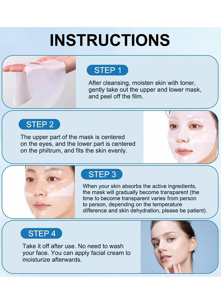 BIODANCE - Bio-Collagen Real Deep Mask, Hydrating Overnight Mask, Pore Minimizing, Elasticity Improvement, 34g x4ea - Image 1