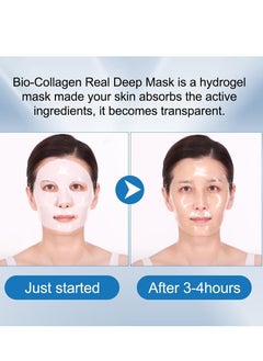 BIODANCE Bio-Collagen Real Deep Mask, Hydrating Overnight Mask, Pore Minimizing, Elasticity Improvement, 34g x4ea  - Image 2