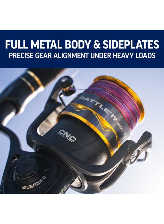 PENN Battle IV Spinning Fishing Reel - Image 3