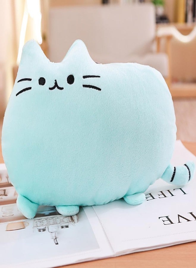 TechMax Solution Cute Blue Cat Kawaii Pillow Plush Toy - Image 3