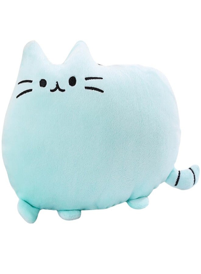 TechMax Solution Cute Blue Cat Kawaii Pillow Plush Toy - Image 1