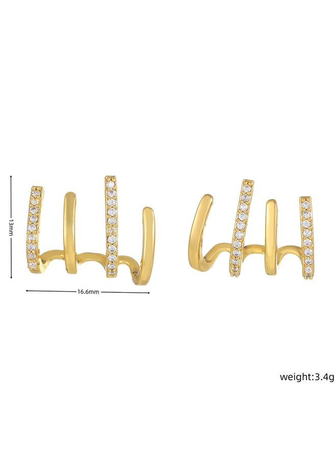 Take Two Embellished Cuff Earrings - Image 3