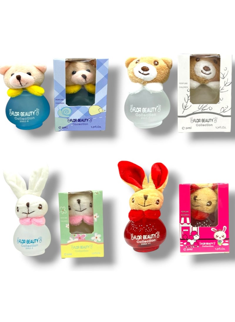 FLOR BEAUTY - Children's perfume set, 4 pieces, 50 ml - Image 1