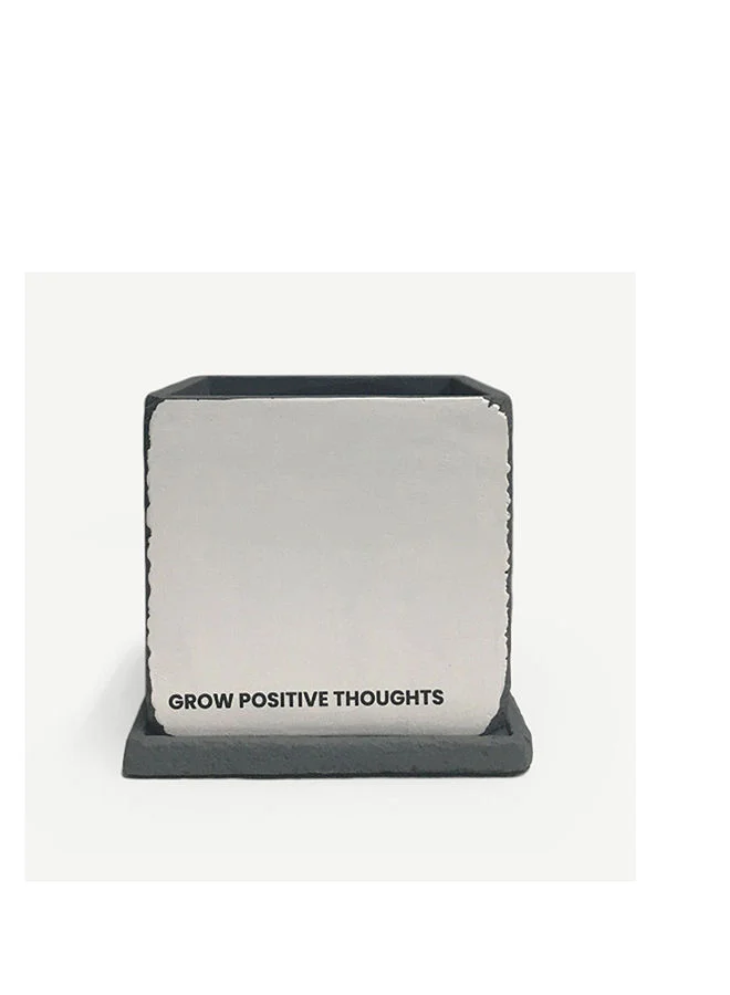 OC HOME Charene Cement Planter Grey 15x14cm