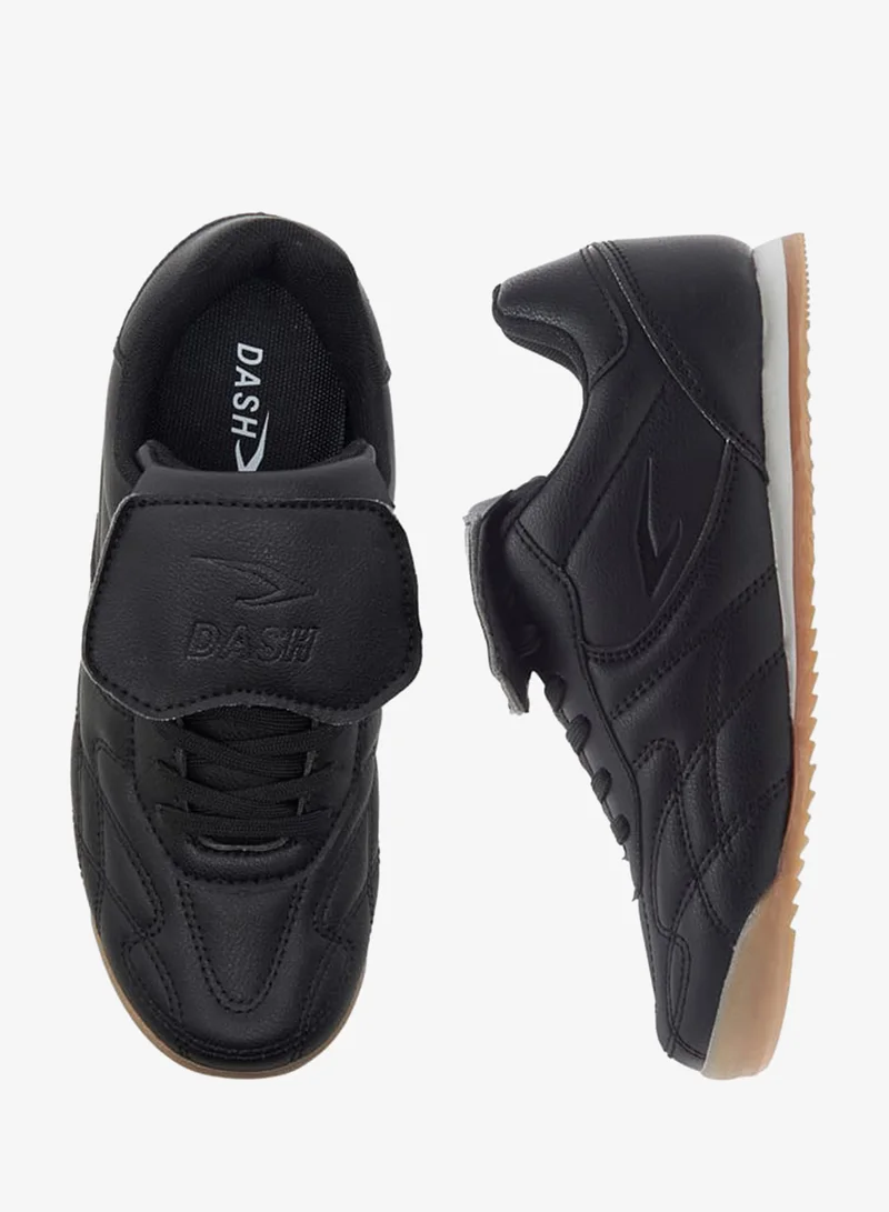 Dash Boys Stitch Detail Sneakers with Lace-Up Closure