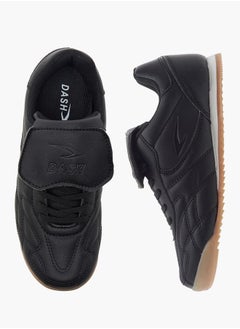 Dash Boys Stitch Detail Sneakers with Lace-Up Closure  - Image 1