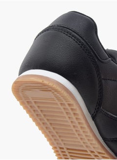 Dash Boys Stitch Detail Sneakers with Lace-Up Closure  - Image 5