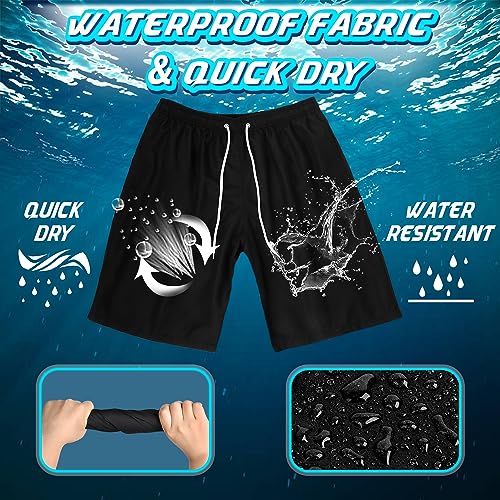 Srnede Mens Swim Trunks Swimming Trunks Swim Shorts Quick Dry 11 Inch with Mesh Lining Funny Swimwear Bathing Suits - Image 3