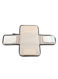 insular Insular Portable Baby Changing Pad Foldable Waterproof Diaper Bag 3 Layers Multiple Pockets Travel Mat for Infants Newborns  - Image 4