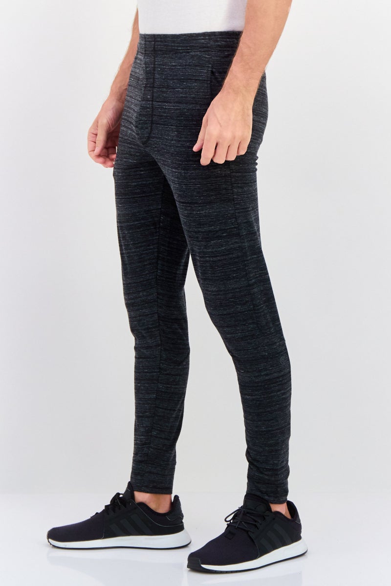 Champion Men Sportswear Fit Heather Outdoor Sweatpants, Black  - Image 3