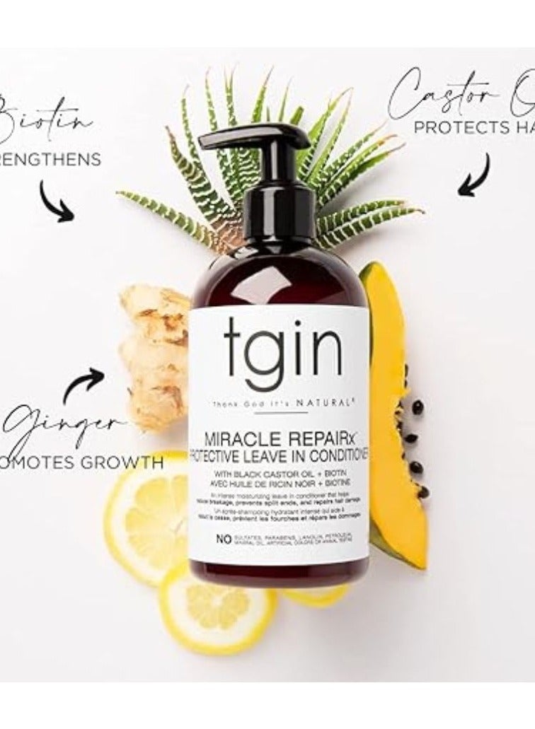 Tgin Miracle Repairx Protective Leave In Conditioner For Natural Hair Dry Hair Curly Hair - Image 1