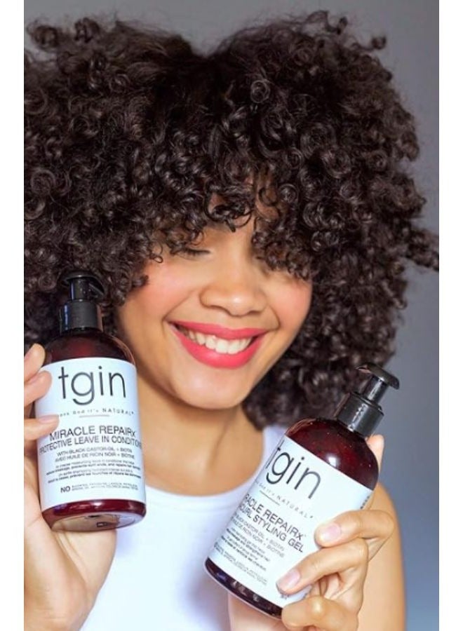 Tgin Miracle Repairx Protective Leave In Conditioner For Natural Hair Dry Hair Curly Hair - Image 4