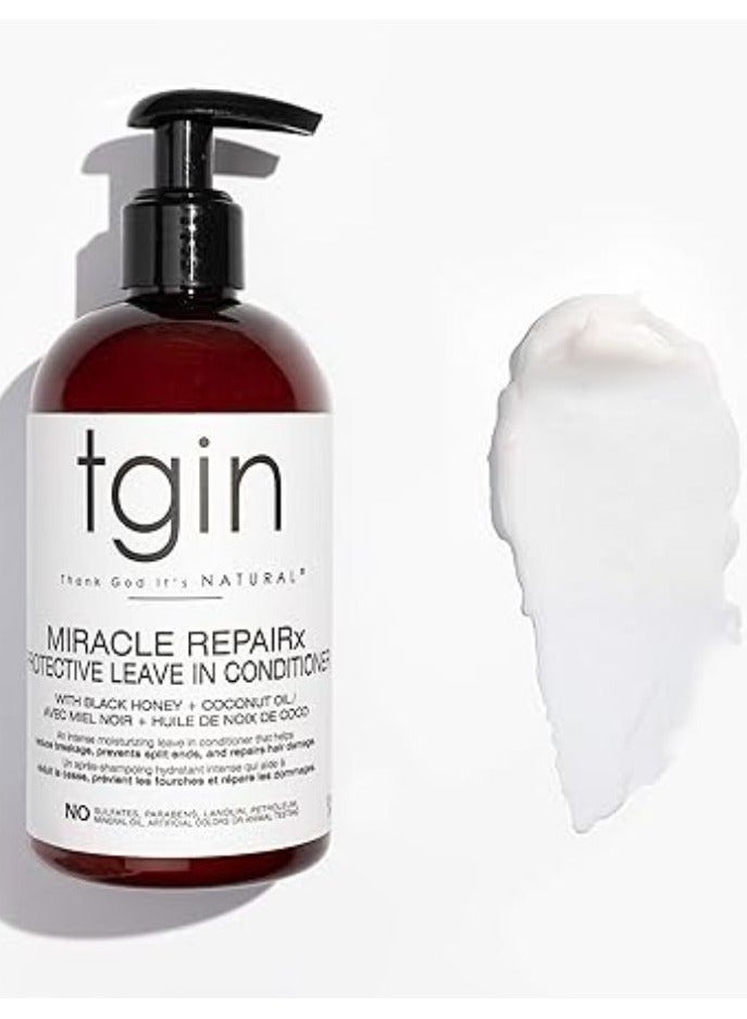 Tgin Miracle Repairx Protective Leave In Conditioner For Natural Hair Dry Hair Curly Hair - Image 3