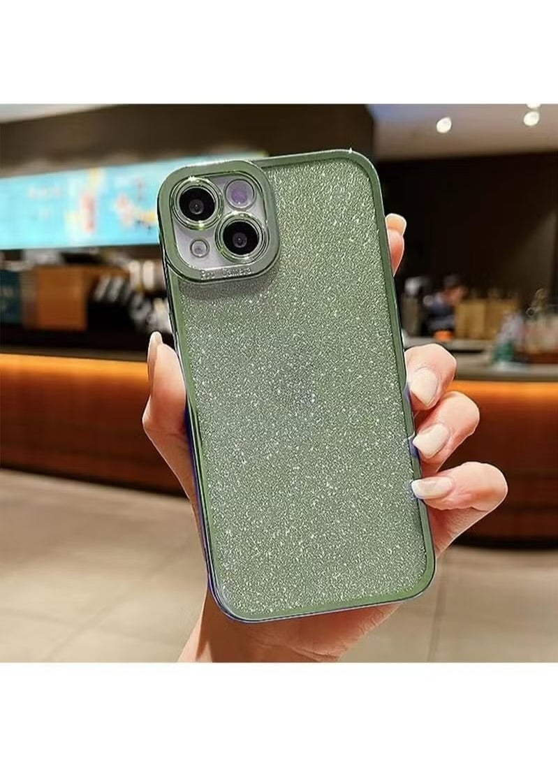 X-level - iPhone 15 Case Cover For Women Girls Glitter Luxury Flexible Plating Shockproof Full Camera Lens Protective Protection Accessories Phone Back Cover - Image 1